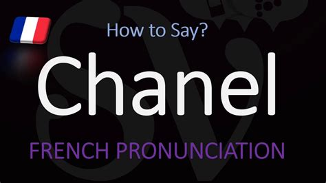 Chanel pronunciation in french